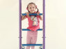 Vaikų gimnastikos sienelė su karstyklėmis Wallbar JUNGLEDOME (3)
