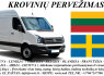 KROVINIŲ GABENIMAS į Švediją, iš Švedijos