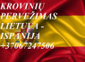 Tarptautiniai perkraustymai Lietuva - ISPANIJA - Lietuva
