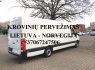 Tarptautiniai perkraustymai Lietuva - NORVEGIJA - Lietuva