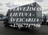 Teikiame tarptautinio perkraustymo paslauga LT - CH LT