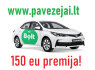 150 eu tapus Bolt pavezeju Kaune, Vilniuje