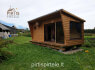 Karkasinės pirtys, mobili sauna, batska ant ratu