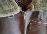 Žieminė vyriška dublionkė odinė striukė XS S dydžio (3)