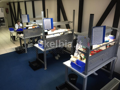 Kabelių lituotojai, darbas ceche, Vokietijoje