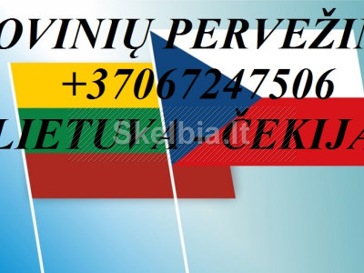 Tarptautiniai perkraustymai Lietuva - ČEKIJA