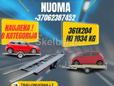 Priekabos B kategorija 361 204 1013 kg NUOMA www. voris. lt