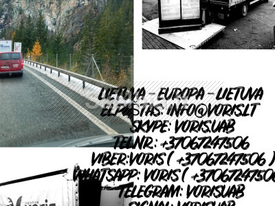 DETALIŲ PERVEŽIMAI LITHUANIA - EUROPE - LITHUANIA