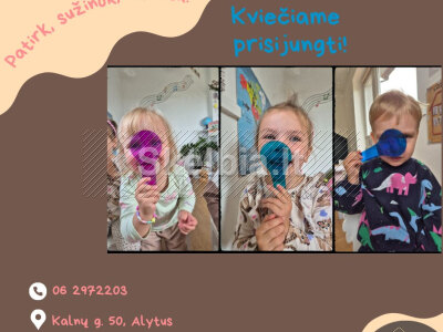 Privatus lopšelis - darželis Vaikystės namelis Alytuje kviečiame prisijungti
