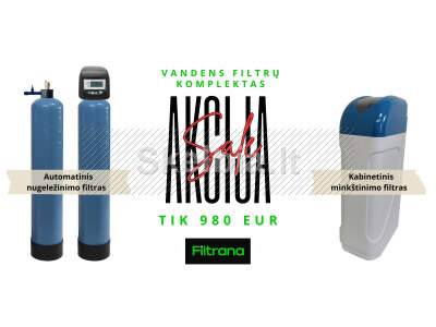 Vandens filtrai namui nugeležinimo filtras vandens minkštinimas komplektas