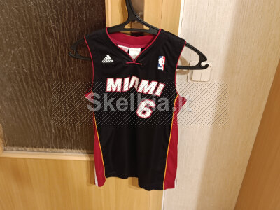NBA Adidas Miami Heat LeBron James vaikiški marškinėliai