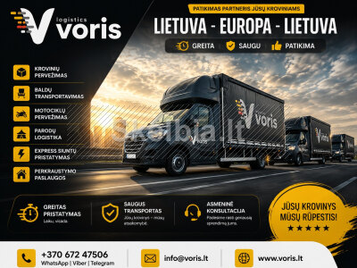 Vežame krovinius iš Alytaus po visą Lietuvą ir Europą 370 672 47506