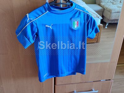 Puma Italijos futbolo marškinėliai 9 - 10 metų vaikui
