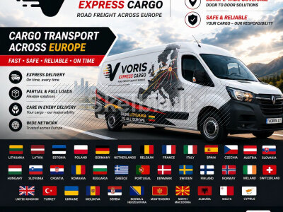 EXPRESS GREITIS KROVINIŲ PERVEŽIMAMS 24 7 LT - VISA EUROPA - LT